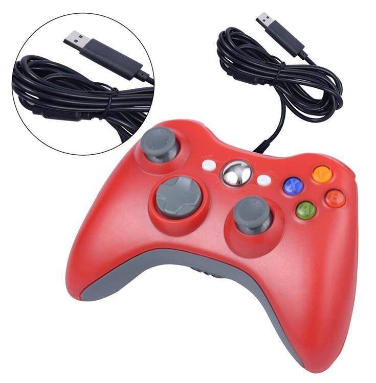 Xbox 360 kontroller juhtmega, punane hind ja info | Mängukonsoolid | kaup24.ee