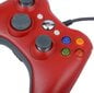 Xbox 360 kontroller juhtmega, punane цена и информация | Mängukonsoolid | kaup24.ee
