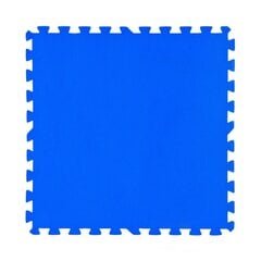 Защитный коврик для пола Spokey Scrab 61x61x1,2 см, 4 шт., синего цвета цена и информация | Аксессуары для тренажеров | kaup24.ee