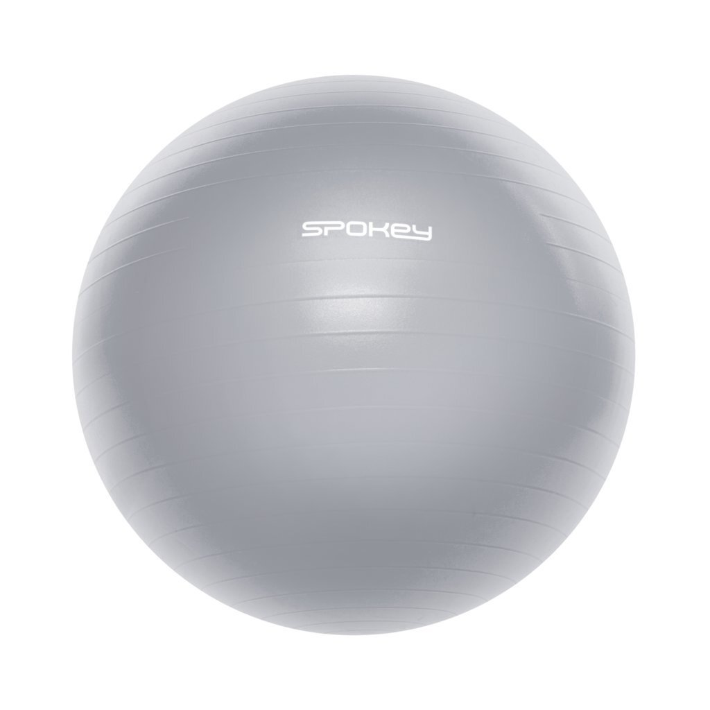 Võimlemispall Spokey FITBALL III hall, 65 cm цена и информация | Võimlemispallid | kaup24.ee