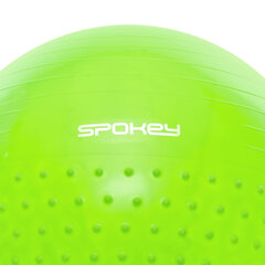 Гимнастический мяч Spokey Half Fit 65 см, зеленый цена и информация | Spokey Товары для гимнастики и фитнеса | kaup24.ee