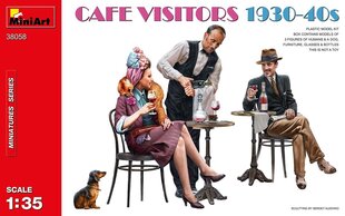 Liimitav mudel MiniArt 38058 Cafe Visitors 1930-40s 1/35 цена и информация | Склеиваемые модели | kaup24.ee