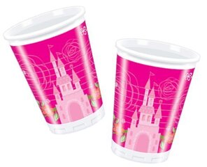 Plasttopsid Printsess 10 tk, 180 ml цена и информация | Праздничная одноразовая посуда | kaup24.ee