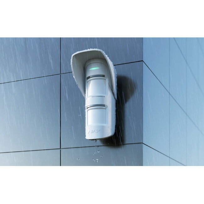 Ajax Hood for MotionProtect Outdoor wireless sensor White hind ja info | Valvesüsteemid, kontrollerid | kaup24.ee