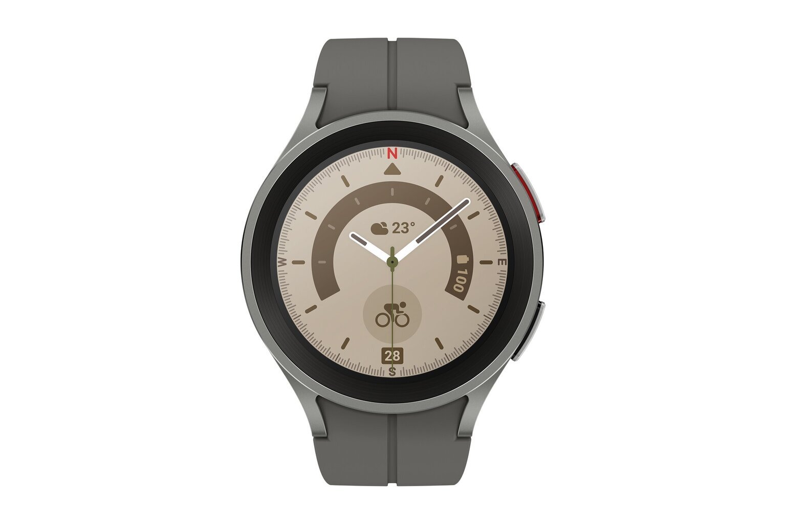 Samsung Galaxy Watch 5 Pro (LTE,45 mm), Titanium SM-R925FZTAEUB цена и информация | Nutikellad (smartwatch) | kaup24.ee