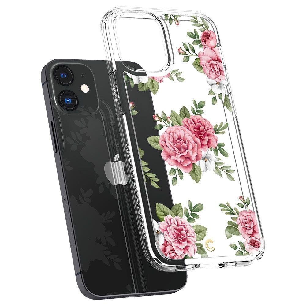 Spigen Cyrill Cecile iPhone 12 mini pink floral hind ja info | Telefoni kaaned, ümbrised | kaup24.ee