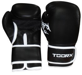 Boxing gloves TOORX PANTHER 10oz black  leather цена и информация | Боевые искусства | kaup24.ee