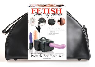 Kaasaskantav seksmasin 2 dildo ja vibraatoriga, Fetish Fantasy hind ja info | Vibraatorid | kaup24.ee