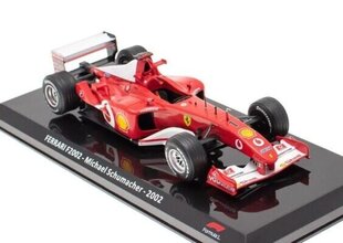 FERRARI F2002 Michael Schumacher - 2002 World Champion HACHETTE 1:24 цена и информация | Коллекционные модели автомобилей | kaup24.ee