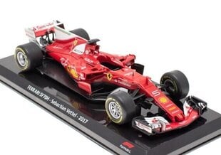 FERRARI SF70H Sebastian Vettel - 2017 HACHETTE 1:24 цена и информация | Коллекционные модели автомобилей | kaup24.ee