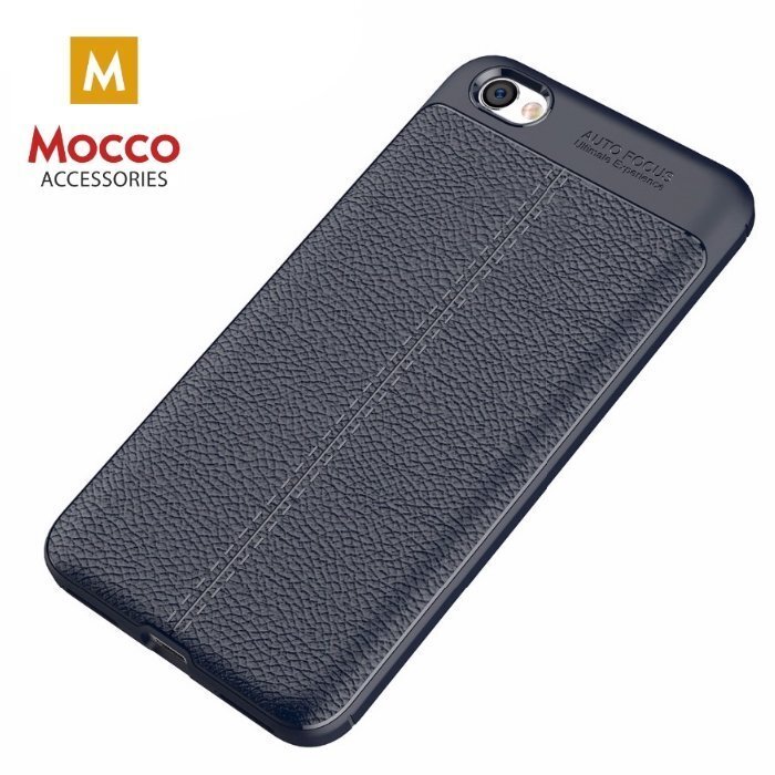 Kaitseümbris Mocco Litchi Pattern, sobib Apple iPhone X telefonile, sinine цена и информация | Telefoni kaaned, ümbrised | kaup24.ee
