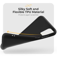 Силиконовый чехол Moozy Minimalist для Samsung Galaxy S22 Ultra 5G, черный цена и информация | Чехлы для телефонов | kaup24.ee
