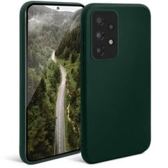 Силиконовый чехол Moozy Minimalist для Samsung Galaxy A33 5G, темно-зеленый цена и информация | Чехлы для телефонов | kaup24.ee