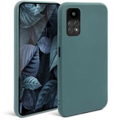 Moozy Minimalist Kerge Silikoonist Ümbris Xiaomi Redmi Note 11 Pro 5G, Xiaomi Redmi Note 11 Pro, Hall Sinine – Matt Õhuke Pehme TPU Ümbris цена и информация | Чехлы для телефонов | kaup24.ee