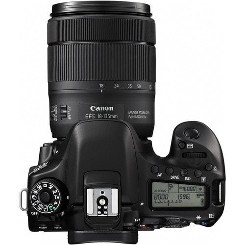 Canon EOS 80D + EF-S 18-135 mm IS USM komplekt, must hind ja info | Fotoaparaadid | kaup24.ee