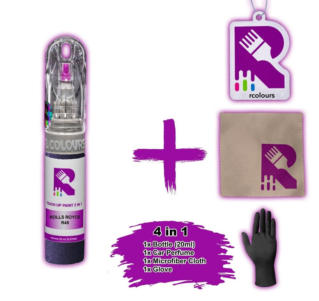 Värvi korrektor Rolls royce Ghost Dark indigo R45, WR45 hind ja info | Auto värvikorrektorid | kaup24.ee