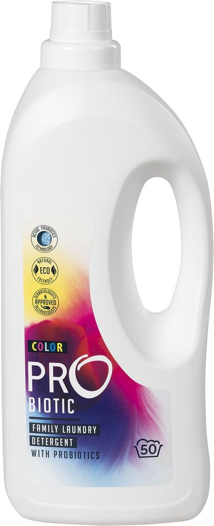 Probiootikumidega pesuvahend PROBIOTIC Color, kontsentreeritud, värvilisele pesule, 50 pesukorda, 1,5 l hind ja info | Pesuvahendid | kaup24.ee