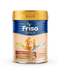 Väikelaste piim Vanusele 1 kuni 3 aastat | Friso® Gold 3, 400 g hind ja info | Piimasegu | kaup24.ee