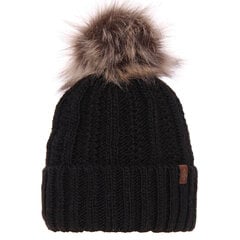 Naiste müts Need 4You, must, merino wool цена и информация | Женские шапки | kaup24.ee