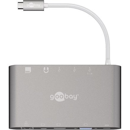 Goobay USB-C All-in-1 Multiport Adapter hind ja info | USB jagajad, adapterid | kaup24.ee