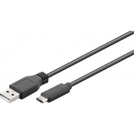 Goobay USB 2.0 cable 1,8 m, Black, USB 2 цена и информация | Kaablid ja juhtmed | kaup24.ee