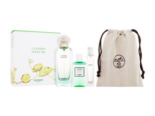 Комплект Hermes Un Jardin Sur Le Nil​​​​​​​ для женщин/мужчин: туалетная вода EDT, 50 мл + 15 мл + гель для душа, 40 мл цена и информация | Мужские духи | kaup24.ee