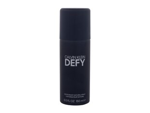 Deodorant Calvin Klein Defy meestele, 150 ml цена и информация | Парфюмированная косметика для мужчин | kaup24.ee