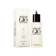 Parfüümvesi meestele Giorgio Armani Men's Acqua Di Gio Refill EDP, 150 ml цена и информация | Мужские духи | kaup24.ee