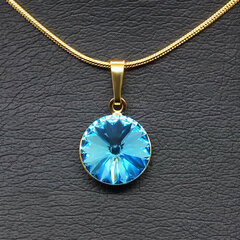 Кулон "Кларис II (Aquamarine Blue)" с кристаллами Swarovski™ цена и информация | Украшение на шею | kaup24.ee