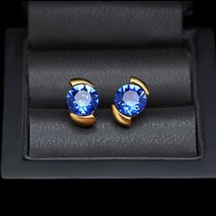 Серьги "Млечный Путь (Sapphire)" с кристаллами Swarovski™ цена и информация | Серьги | kaup24.ee