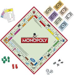 Настольная игра Hasbro Monopoly Grab N Go, B1002 цена и информация | Настольные игры | kaup24.ee