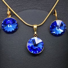 Комплект "Кларис II (Sapphire)" с кристаллами Swarovski™ цена и информация | Наборы украшений | kaup24.ee