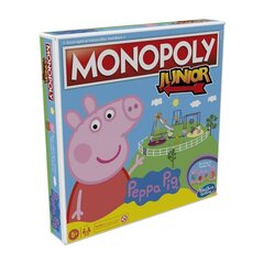 Настольная игра для детей Hasbro Monopoly Junior Peppa Pig цена и информация | Настольные игры, головоломки | kaup24.ee