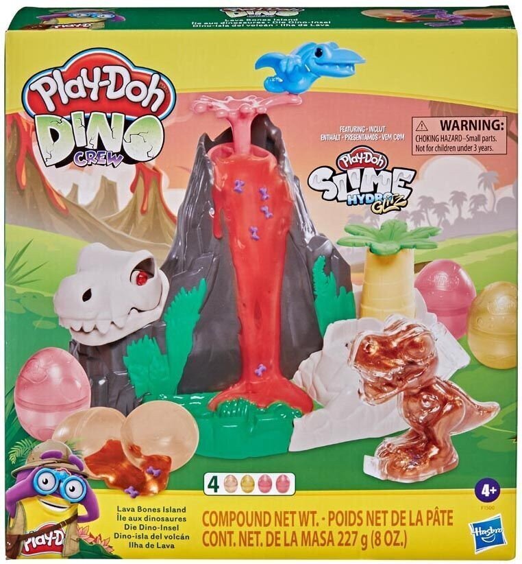 Lima dinosauruste saar laavavulkaan Play-Doh Slime F1500 hind ja info | Arendavad mänguasjad | kaup24.ee