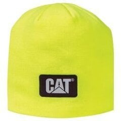 Meeste müts CAT 1128116 hi-vis yellow цена и информация | Мужские шарфы, шапки, перчатки | kaup24.ee