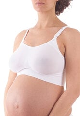 Rinnahoidja Bellissima Maternity (eemaldatava rinnaosaga) bianco цена и информация | Спортивные бюстгальтеры | kaup24.ee