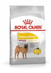 Корм Royal Canin Medium Dermacomfort для собак с чувствительной раздраженной кожей, 12 кг цена и информация | Сухой корм для собак | kaup24.ee