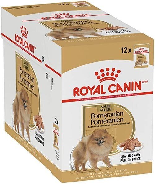 Royal Canin Pomeranian märgtoit Pommeri koertele, 12x85g hind ja info | Konservid koertele | kaup24.ee