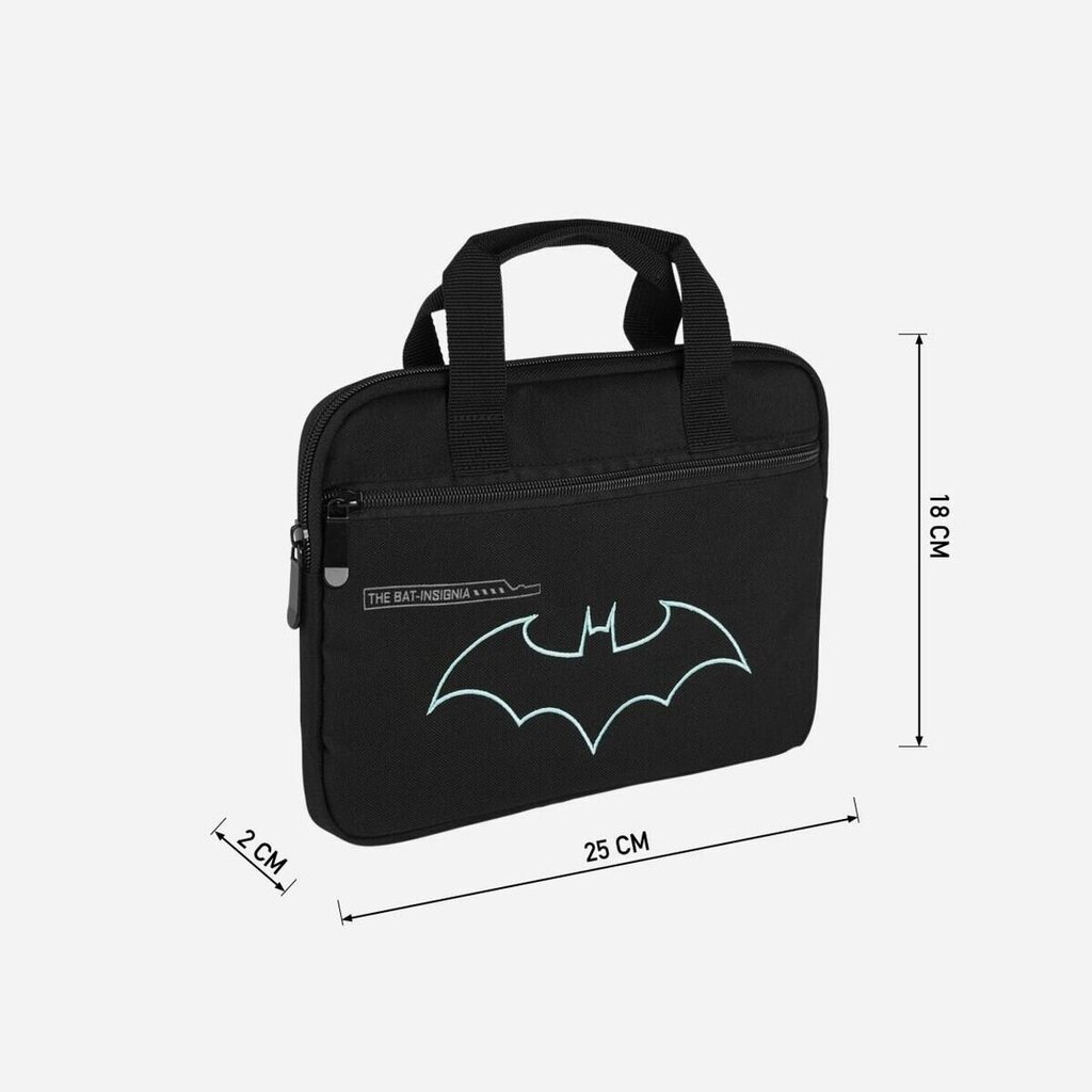 Koolikott batman, must (18 x 2 x 25 cm) hind ja info | Koolikotid, sussikotid | kaup24.ee