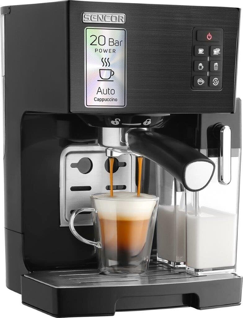 Sencor SES 4050SS-EUE3 poolautomaatne espressomasin цена и информация | Kohvimasinad | kaup24.ee