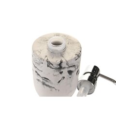Дозатор мыла DKD Home Decor Чёрный Цемент Белый цена и информация | Аксессуары для ванной комнаты | kaup24.ee