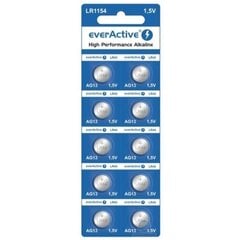 Patareid everActive LR1154, LR44, AG13, 10 tk. hind ja info | everActive Sanitaartehnika, remont, küte | kaup24.ee