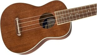 Sopran ukulele komplekt Fender Seaside Natural hind ja info | Kitarrid | kaup24.ee