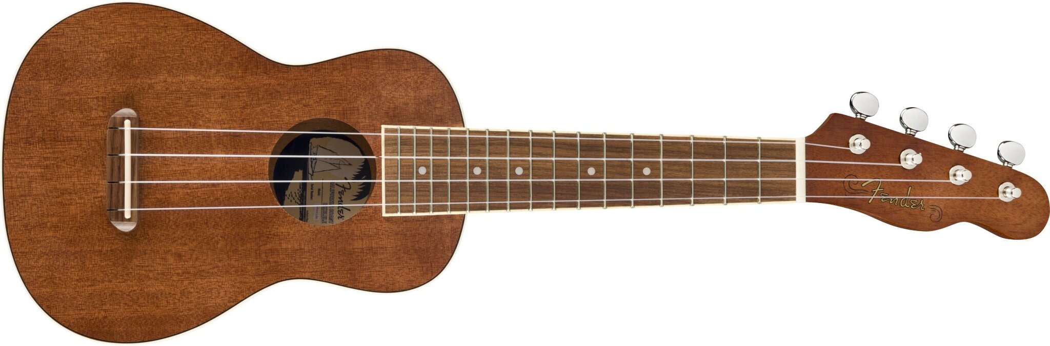 Sopran ukulele komplekt Fender Seaside Natural hind ja info | Kitarrid | kaup24.ee