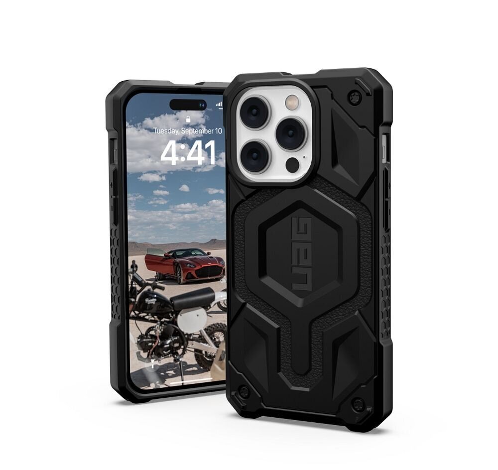 Urban Armor Gear Monarch iPhone 14 Pro ühildub MagSafe, must hind ja info | Telefoni kaaned, ümbrised | kaup24.ee