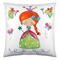 Чехол для подушки Icehome My Princess (60 x 60 cm) цена и информация | Декоративные подушки и наволочки | kaup24.ee