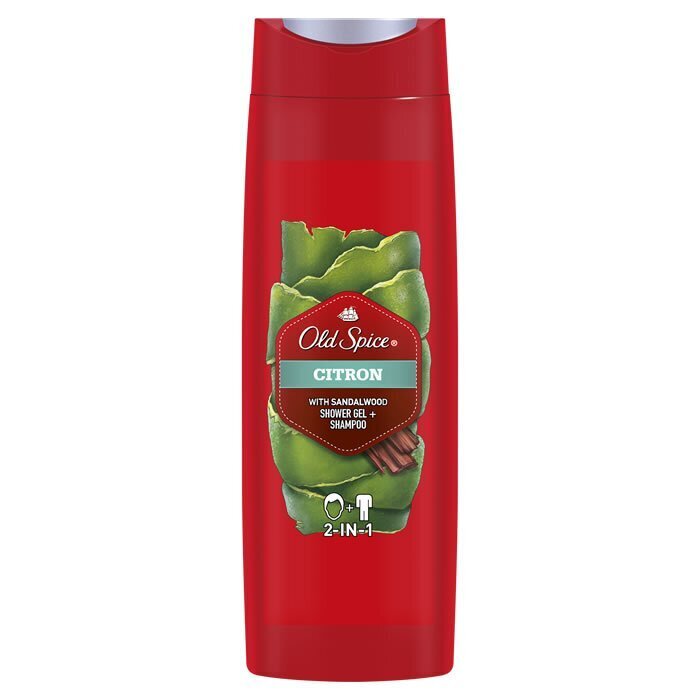 Vannigeel Citron 2in1 Old Spice (400 ml) hind ja info | Dušigeelid, õlid | kaup24.ee