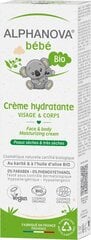 Niisutav kreem beebidele Alphanova Baby Organic, 75 ml hind ja info | Laste ja ema kosmeetika | kaup24.ee