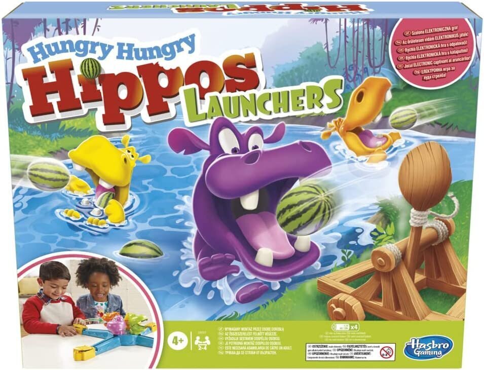 Lastemäng Hungry Hungry Hippos Launchers, alates 4. aastast цена и информация | Lauamängud ja mõistatused | kaup24.ee