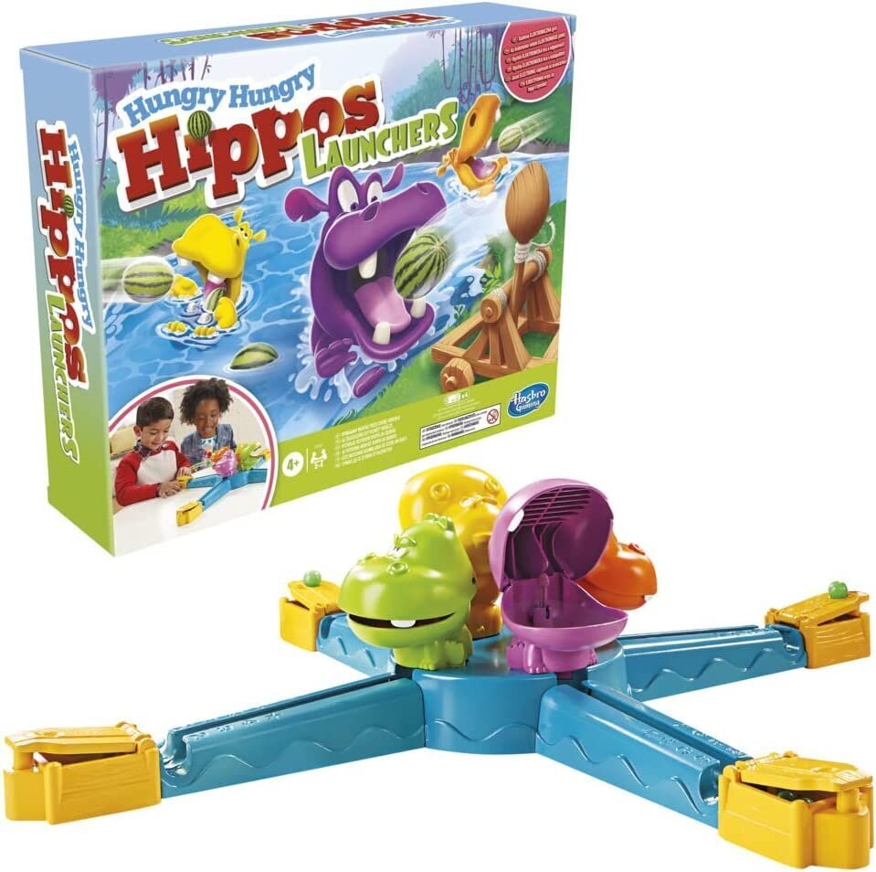 Lastemäng Hungry Hungry Hippos Launchers, alates 4. aastast цена и информация | Lauamängud ja mõistatused | kaup24.ee